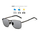 Men's Polarized Sunglasses Square Full Frame Sunglasses