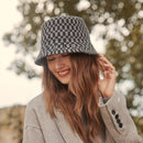 Fisherman Hat Checkerboard Checker Color Contrast Australian Wool Ladies