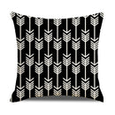 Cross-border Pillowcase Simple GeometryHot Sale Linen Pillowcase Sofa Pillow Household Items