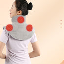 Vibration Massage Thermal Electric Heating Shawl Shoulder Pad Cervical Carbon Fiber