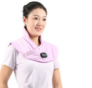 Vibration Massage Thermal Electric Heating Shawl Shoulder Pad Cervical Carbon Fiber