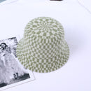 Fisherman Hat Checkerboard Checker Color Contrast Australian Wool Ladies