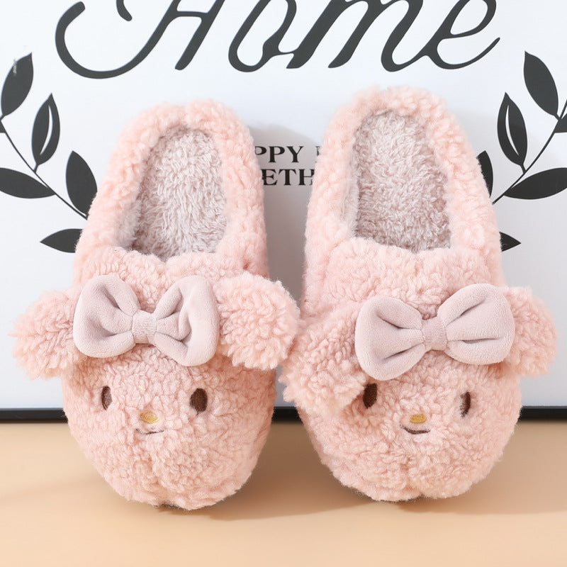 Winter Cotton Women's Indoor Warm Plush Slippers