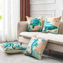 Cushion Covers Sea Turtle Printed Throw Pillow Cases For Home Decorating