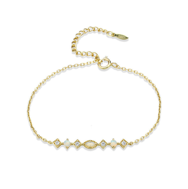 apanese Light Jewelry Simple Diamond 