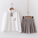 Japanese female student in shirt