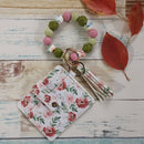 Fashion Beaded Bracelet Girls Small Wallet Lemon Printing Card holder