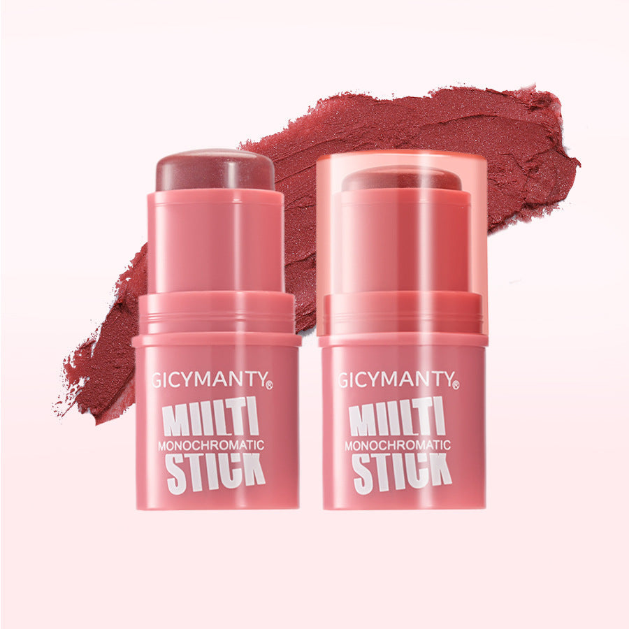 Makeup Blush Stick Facial Brightening Cream Blush Thin And Glittering Color Rendering