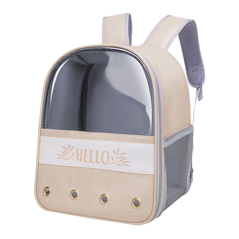 Colorblock English Macaron Backpac