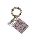 Fashion Beaded Bracelet Girls Small Wallet Lemon Printing Card holder