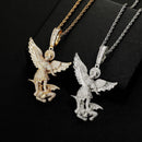 Pendant Justice Angel Necklace Gold Australian Collars