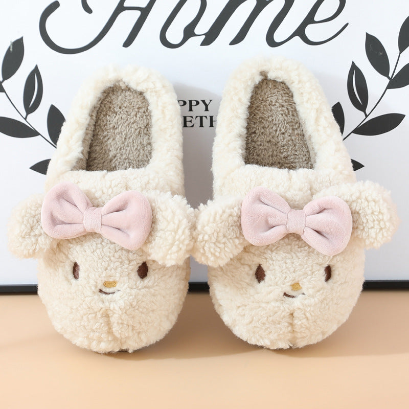 Winter Cotton Women's Indoor Warm Plush Slippers