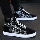 Spring high top shoes Korean Edition men's shoes