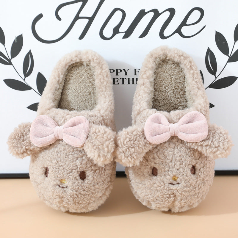 Winter Cotton Women's Indoor Warm Plush Slippers