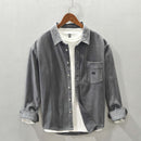 Men's Brushed Long Sleeve Casual Shirt