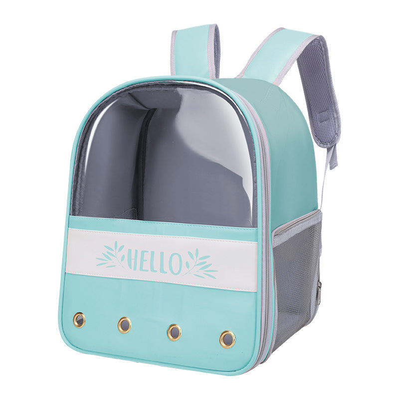 Colorblock English Macaron Backpac