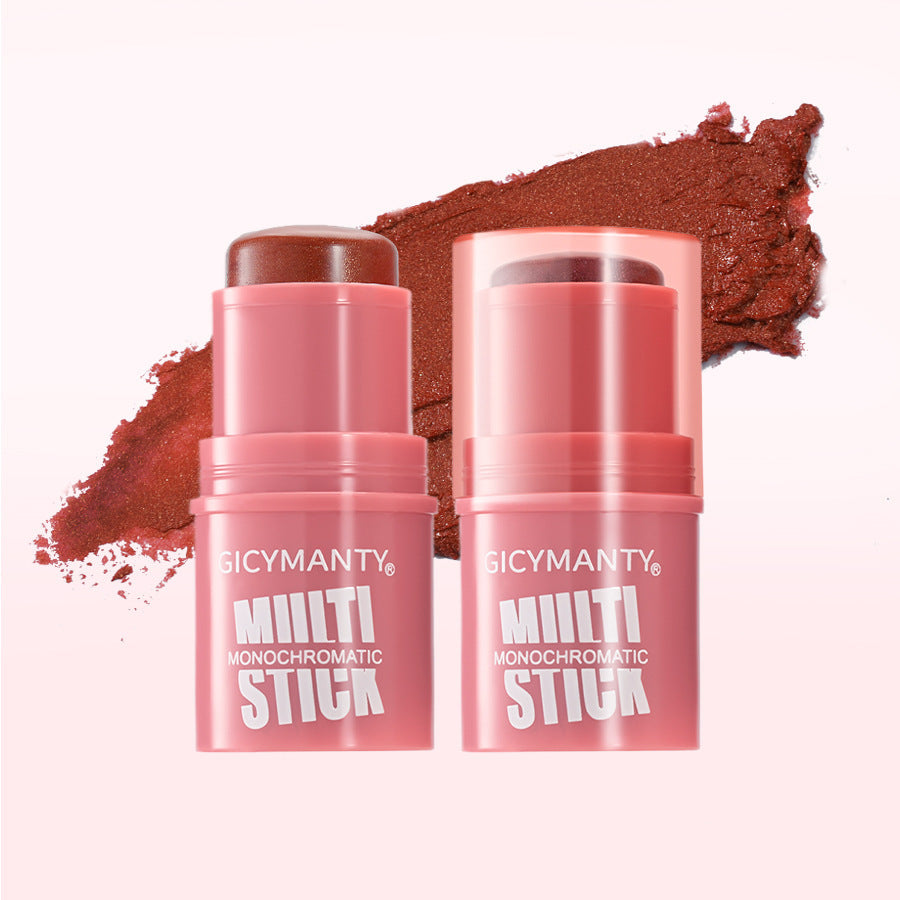 Makeup Blush Stick Facial Brightening Cream Blush Thin And Glittering Color Rendering