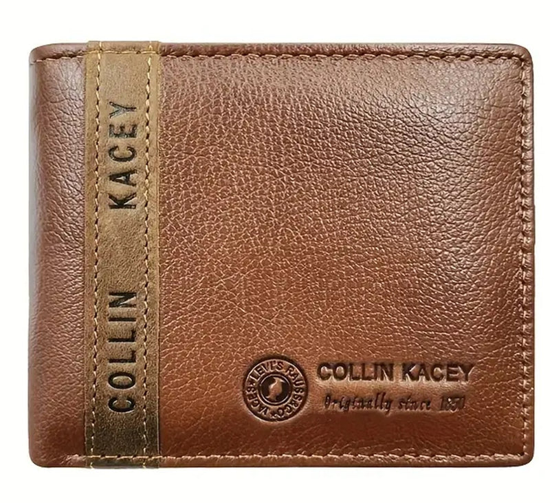 Short Cowhide Men's Wallet Fashion