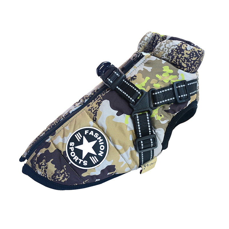 Dog Clothes Chest Back Integrated 