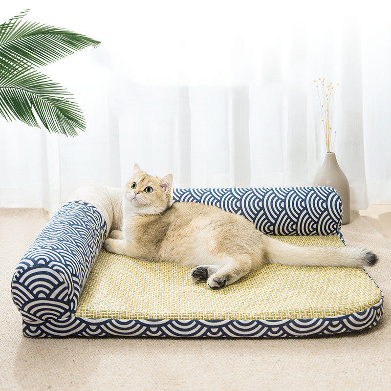 Cat Mats For Sleeping In Summer Non-stick Hair