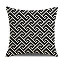 Cross-border Pillowcase Simple GeometryHot Sale Linen Pillowcase Sofa Pillow Household Items
