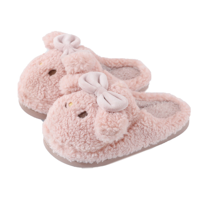 Winter Cotton Women's Indoor Warm Plush Slippers