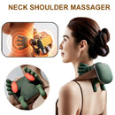 Electric Neck And Shoulder Muscle Massager Wireless Shoulder And Back Kneading Massage Shawl Neck Masajeador Relax Pain Relief