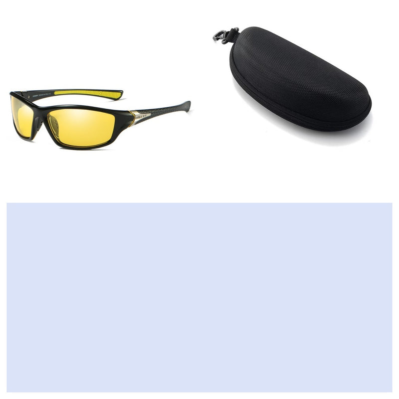 Square Sports Style Polarized Sunglasses.